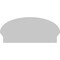 Ekena Millwork Elliptical 3 Spoke Architectural Grade PVC Combination Pediment, 30"W x 14-3/8"H x 2-3/4"P PEDPC030X145ELL03 - alternate 6